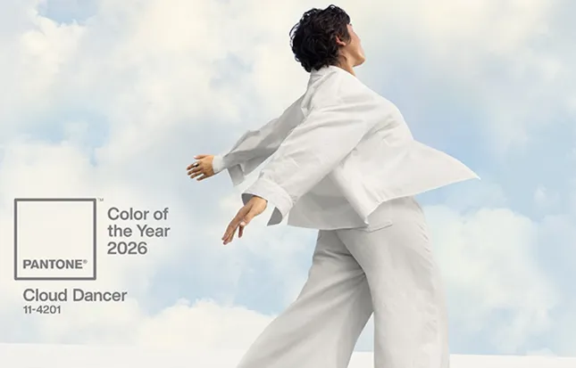 Cloud Dancer — колір 2026 року від Pantone