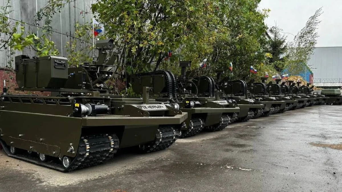 Documents from the developer of the Russian combat robot "Kurier" point to Chinese manufacturers