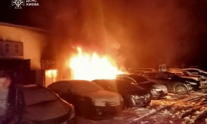 В Києві спалахнула пожежа на трансформаторній підстанції