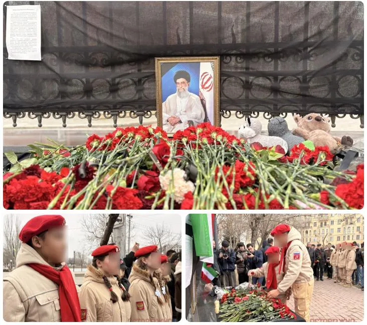 В російській Астрахані школярів змусили вшанувати пам’ять убитого аятоли Хаменеї