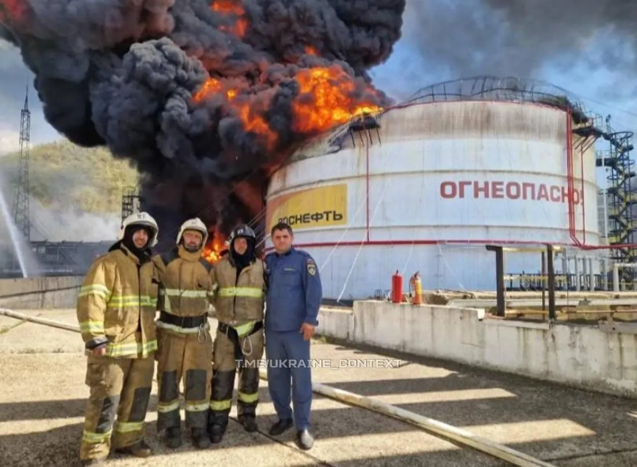 Дим від пожежі на НПЗ у Туапсе накрив сотні кілометрів і дістався Ставрополя