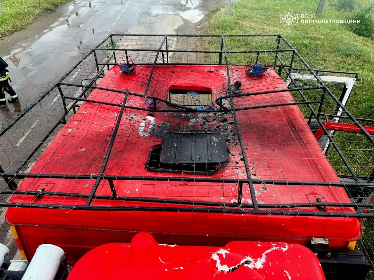 Occupiers attacked rescue workers in the Dnipropetrovsk region while they were fighting a fire