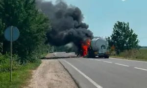 Photos, videos: Two oil refineries caught fire in Russia following a drone attack