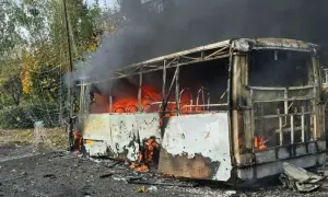 В результате ночной атаки РФ на Киев были повреждены складские помещения
