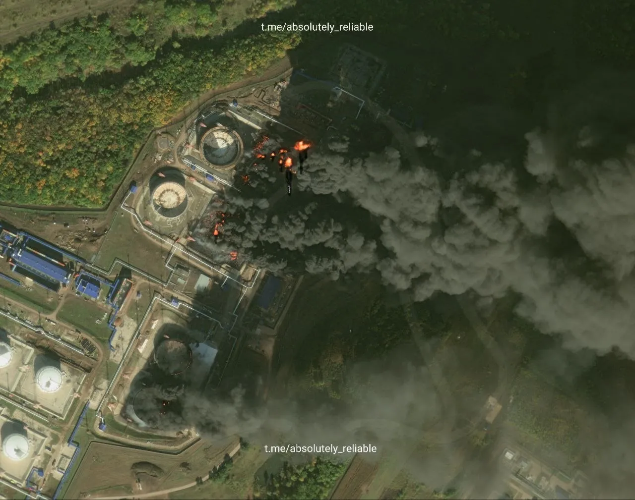 Photos have emerged showing the damage caused by drones to the Samara power grid