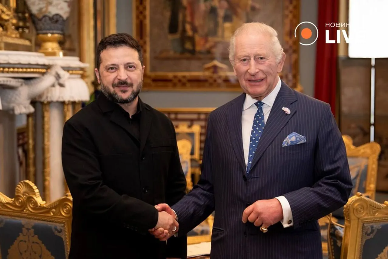 Zelenskyy met with King Charles III in the United Kingdom