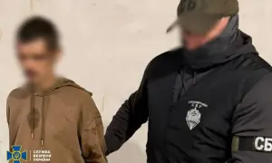 A man suspected of killing five soldiers was arrested in Kharkiv