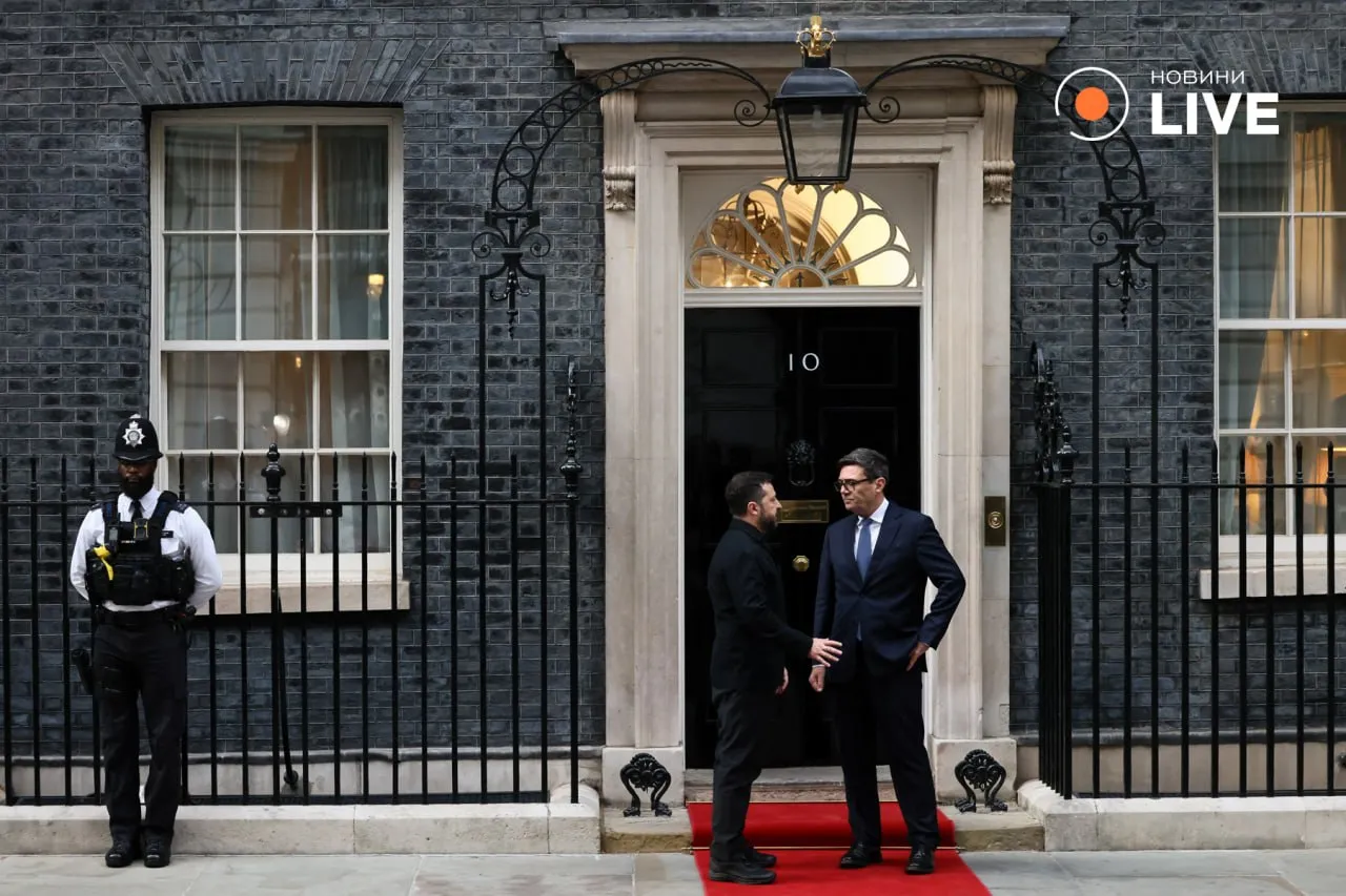 Zelenskyy concluded an hour-long meeting with Bernam in London