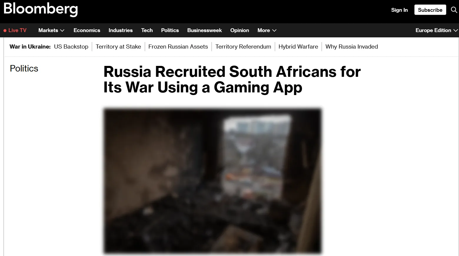 Росія вербувала південноафриканців через Discord для війни в Україні