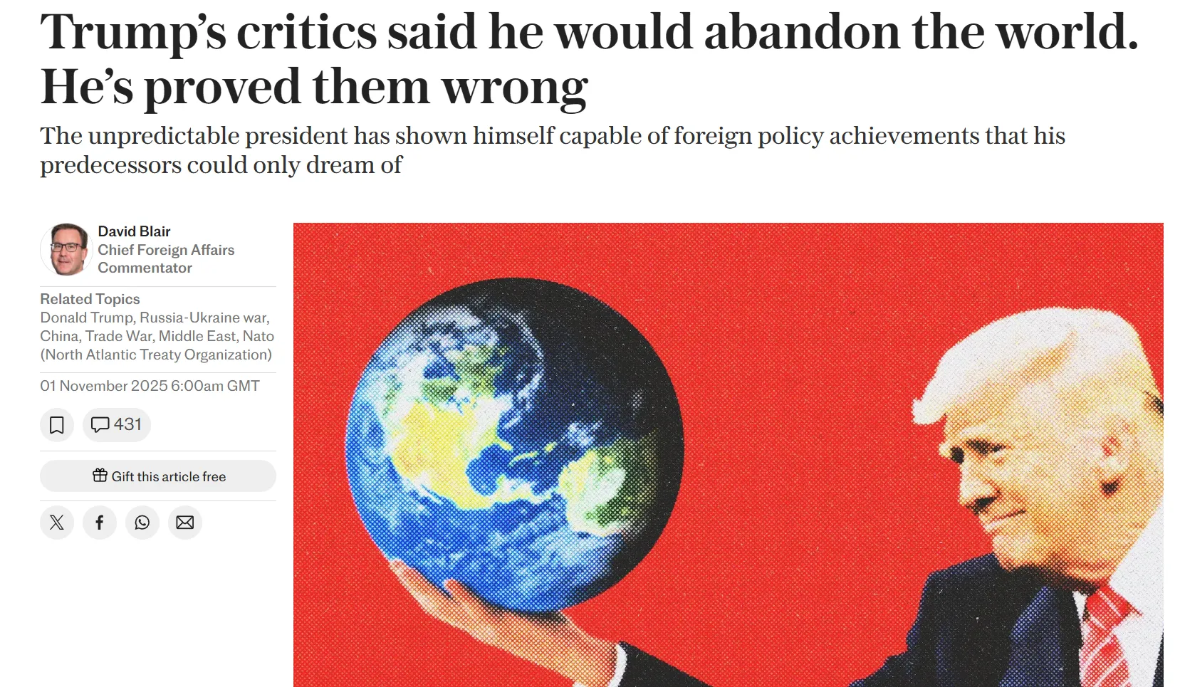 Трамп злякав союзників і змусив Європу переозброїтися — The Telegraph