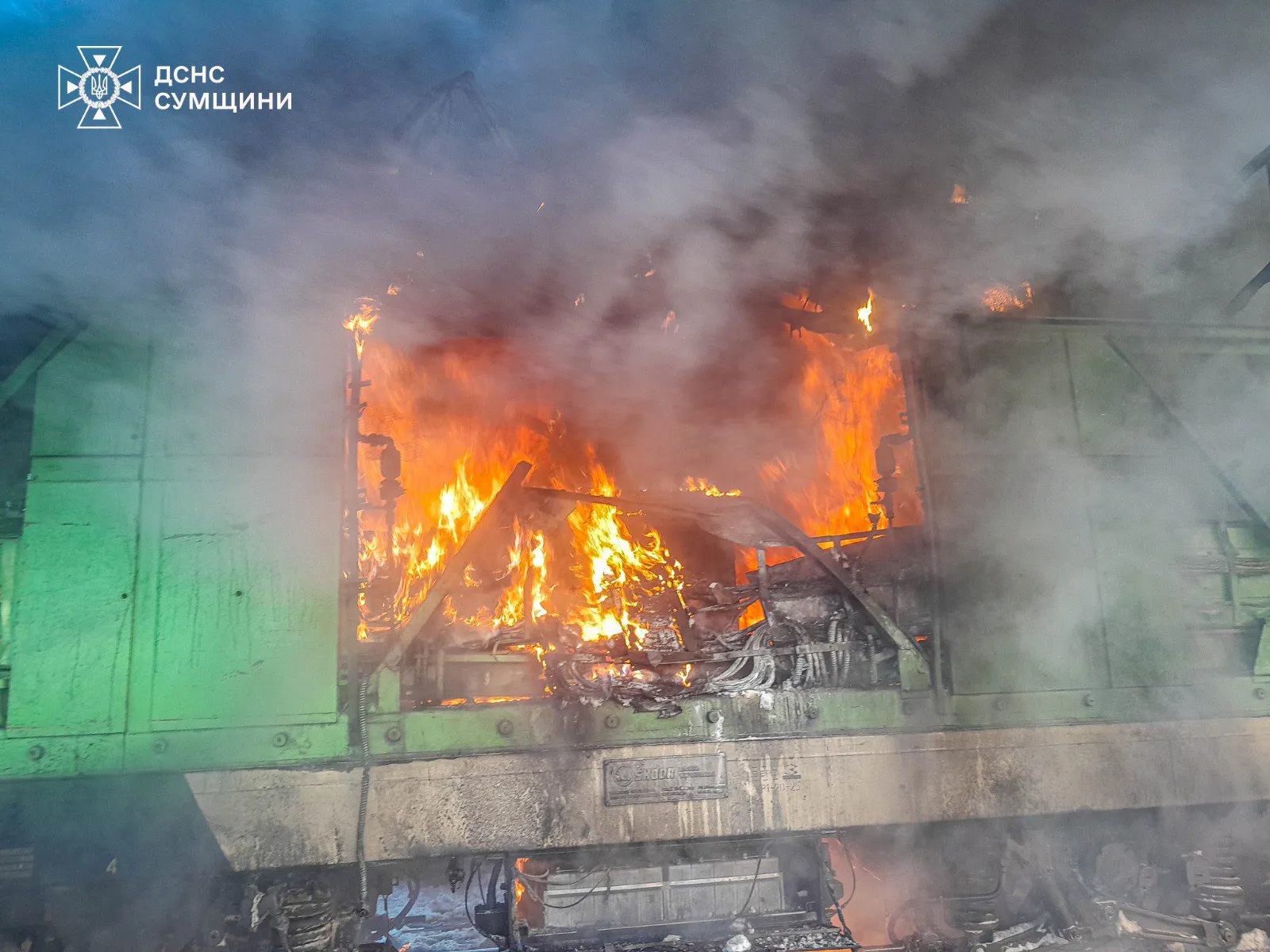 Відео: на Сумщині рашисти атакували залізничну станцію