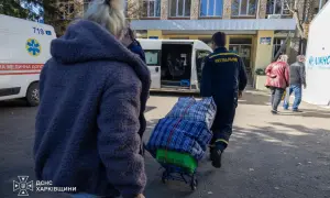 Video: Russia attacked an administrative building in Pavlohrad