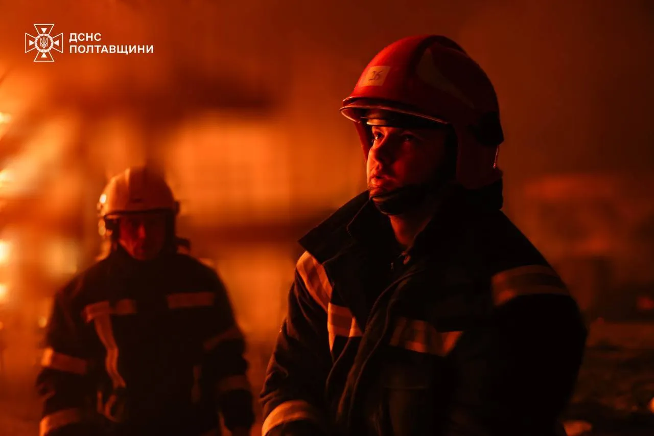 На Полтавщині російський удар забрав життя двох працівників ДСНС