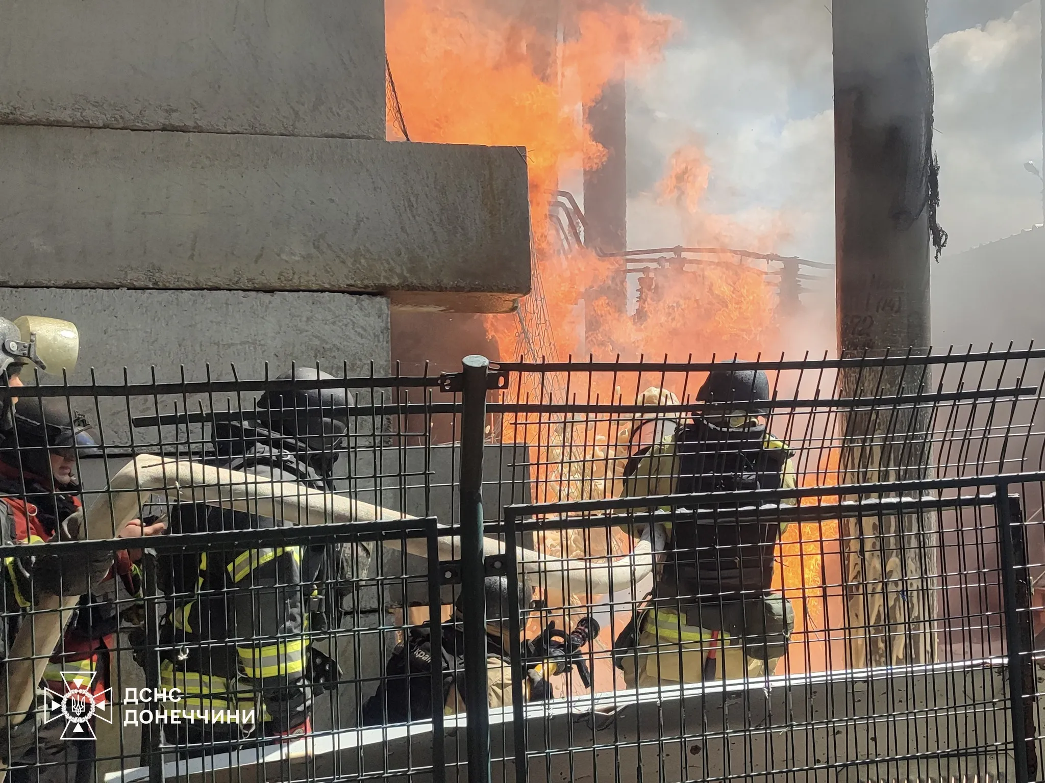 Russia attacked a substation in the Kramatorsk district with an FPV drone