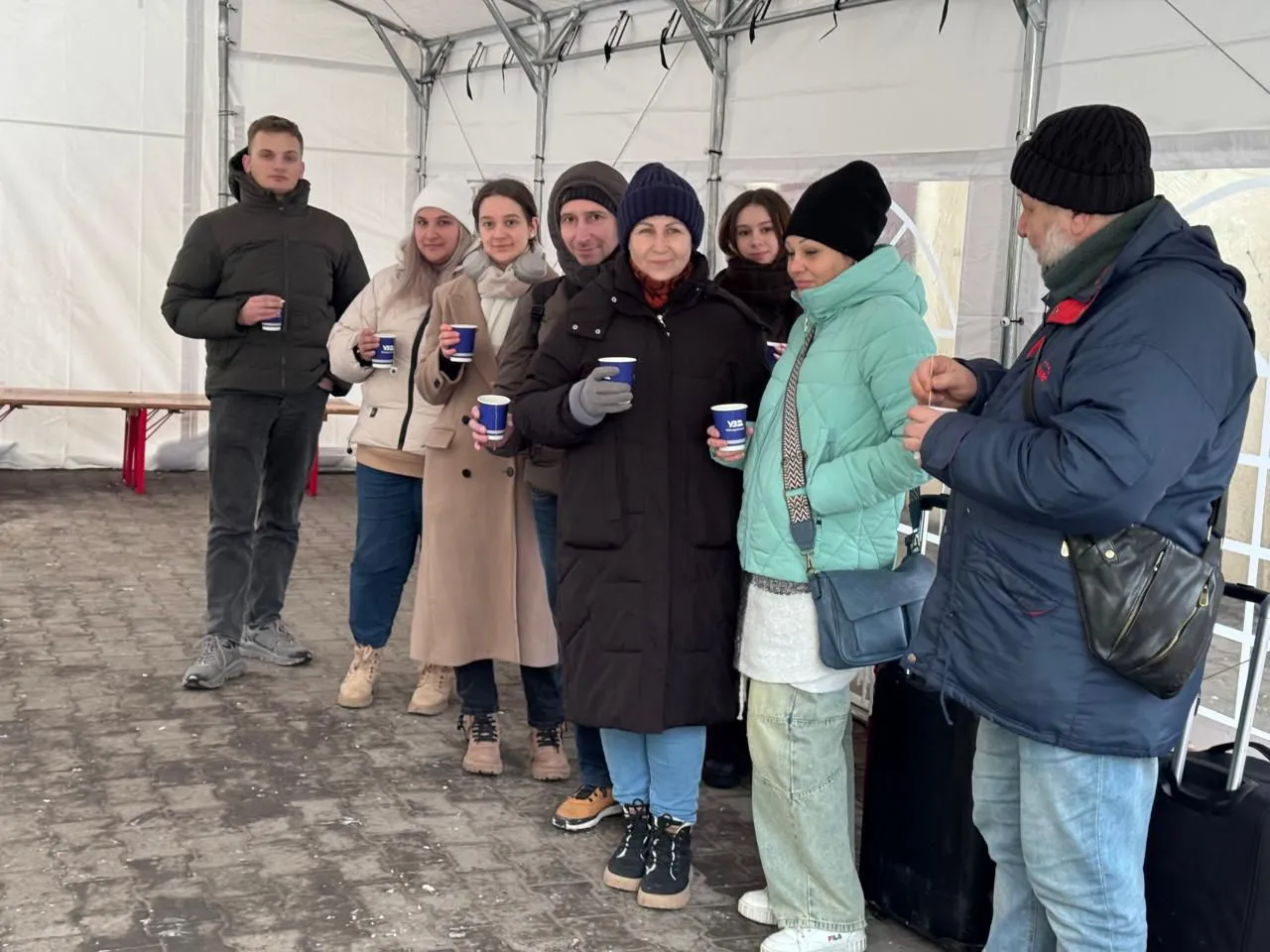 «Укрзалізниця» та PLK відкрили пункт обігріву для пасажирів на вокзалі Перемишля