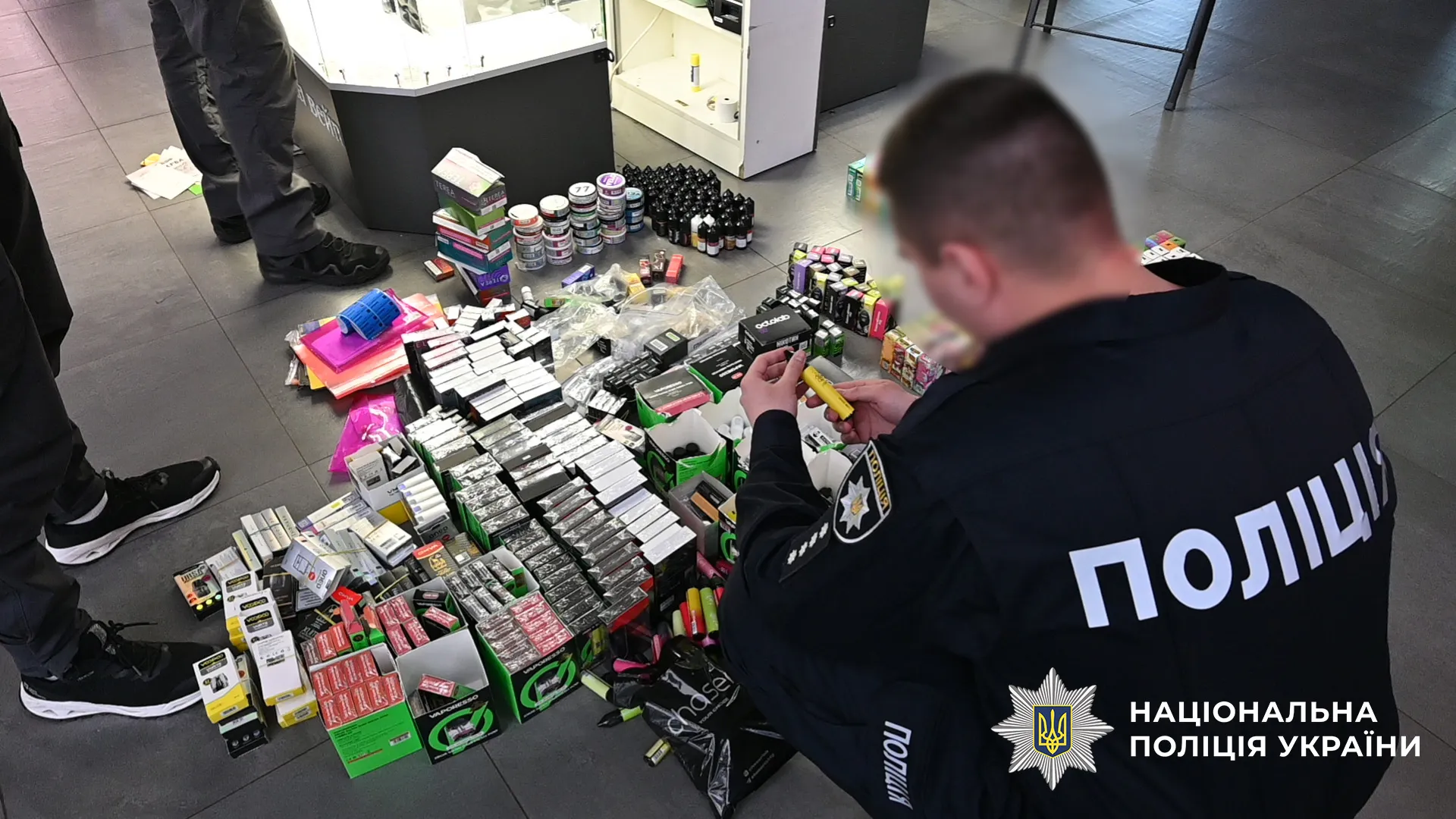 A network of illegal vapes has been busted in Ukraine