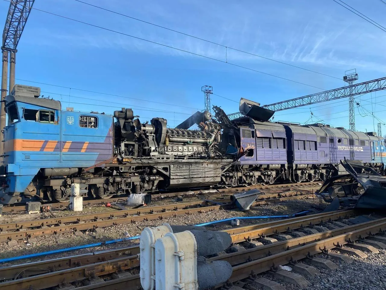 рф атакувала залізничну інфраструктуру в чотирьох областях України – фото