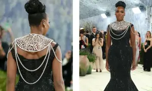 На Met Gala 2026 Енн Гетевей переосмислила грецький вазопис