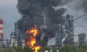 Морські дрони уразили російський порт Туапсе – відео