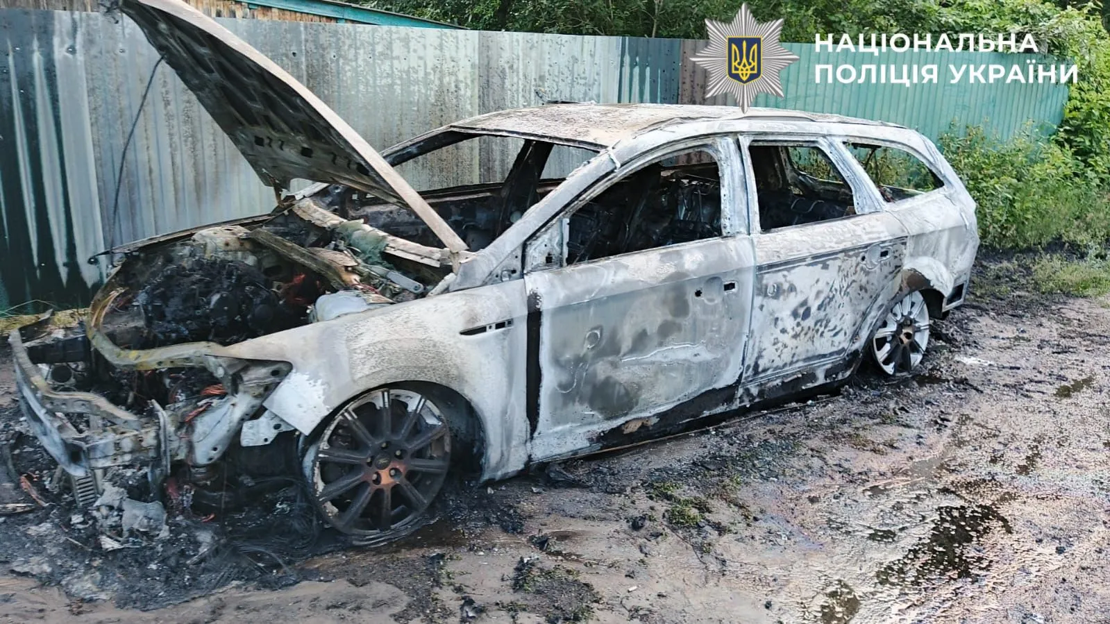 На Київщині затримали підозрюваного у підпалі автівок