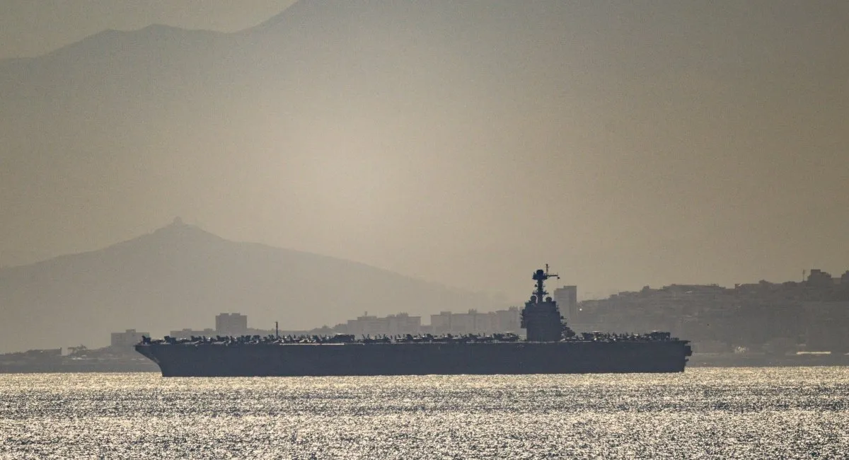 Авіаносець USS Gerald R. Ford увійшов у Середземне море на тлі загострення на Близькому Сході