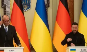 Видео: в Харькове перекрыли автодвижение из-за масштабного обвала моста