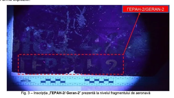 Romanian experts examined the drone after it crashed near the Danube