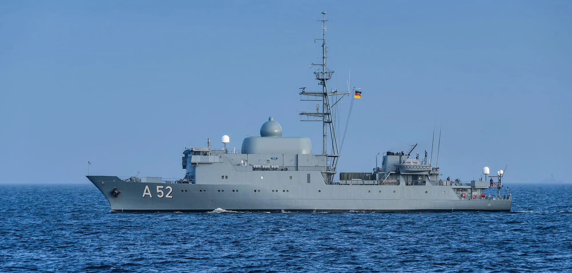 Німеччина вивела в Балтійське море розвідувальний корабель