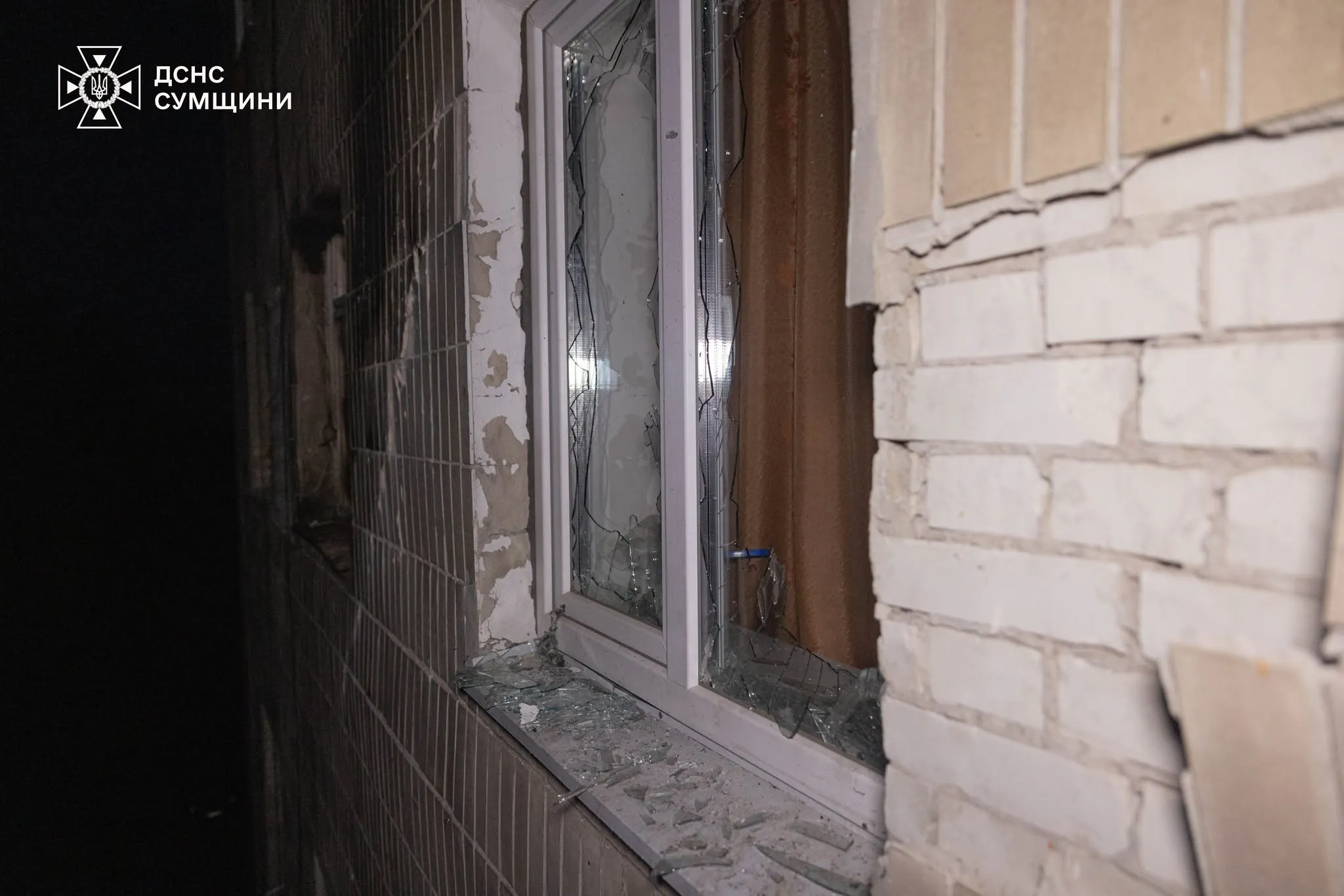 У Сумах російський дрон влучив у гуртожиток