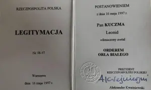 Zelenski wysłał Nawrockiemu Order Białego Orła za pośrednictwem „Nowa Poczta”