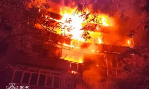 Four people were injured in Kherson in a drone attack on a hospital