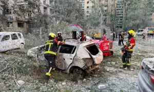 Повітряні сили ЗСУ показали, як збивали вчора російські ракети над Києвом