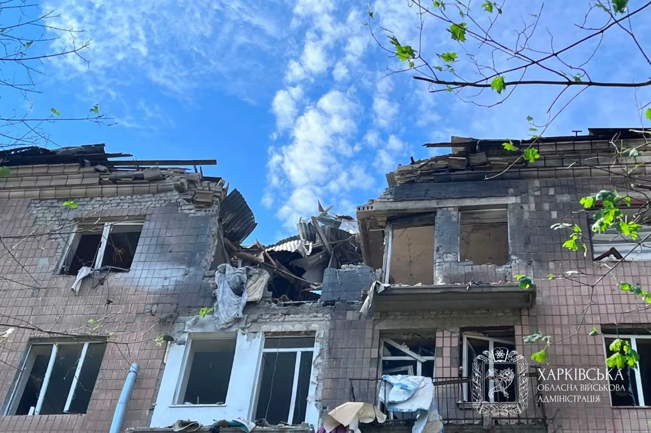 Russian troops struck Kharkiv and the surrounding region; four children were among the wounded