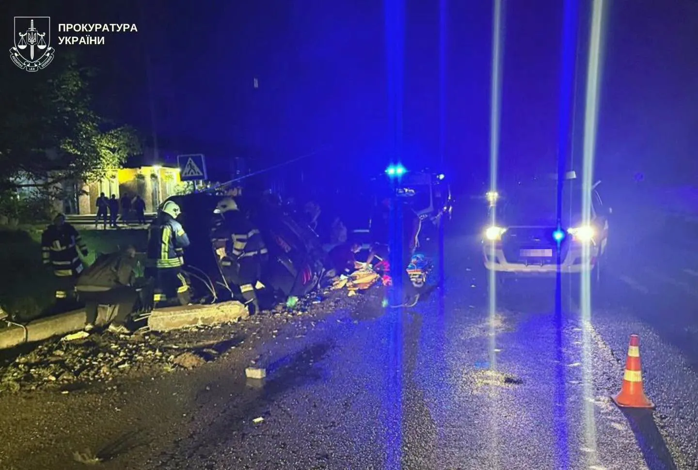 Video: A driver was arrested in Lviv Oblast following a fatal traffic accident that claimed the lives of three teenagers