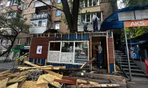 У Києві випав сніг