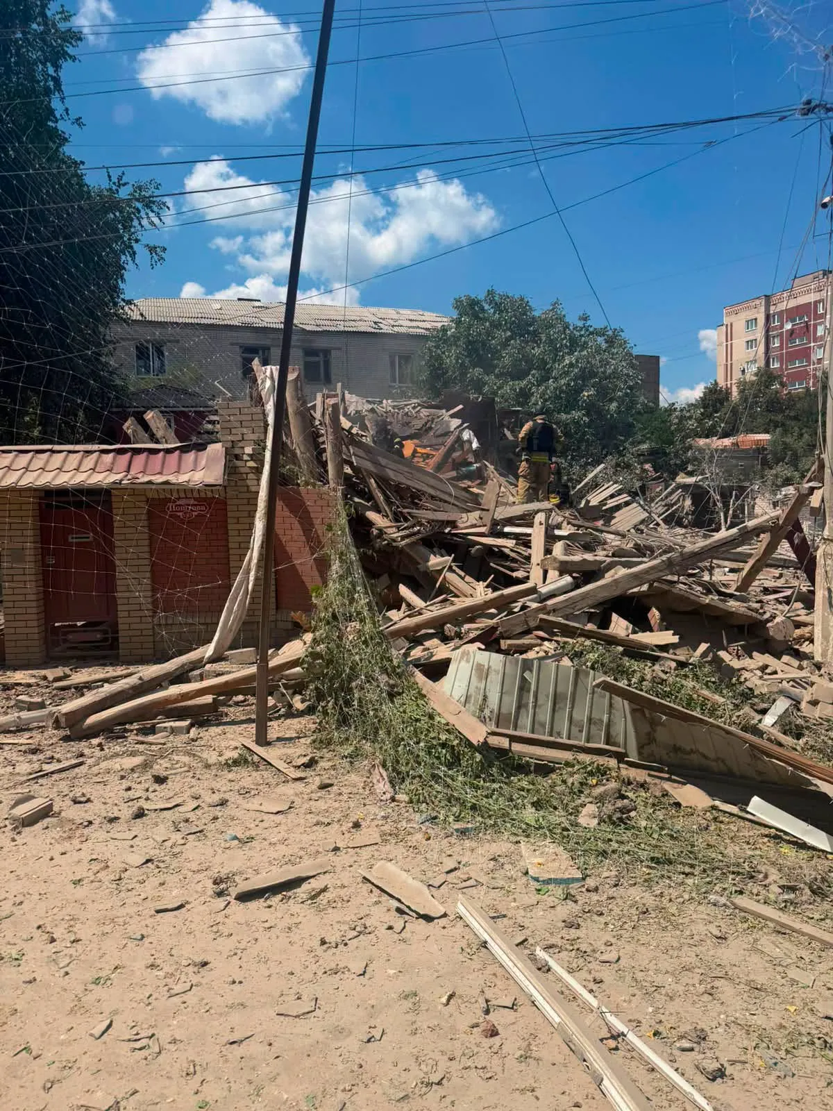 Russia attacked Sloviansk with high-explosive aerial bombs; one person was wounded