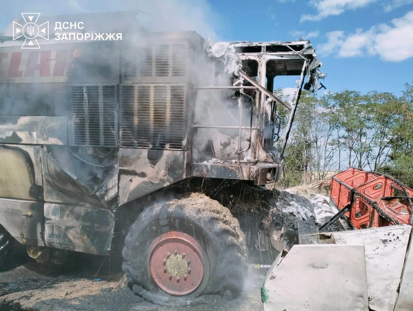 The State Emergency Service showed the aftermath of the attack by Russian terrorists on farmers
