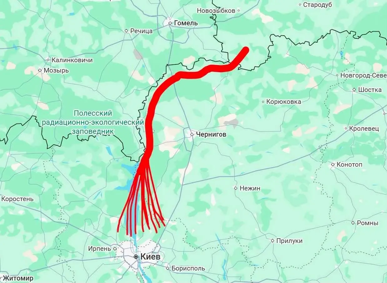 Флеш розповів про нову особливість маршрутів реактивних Шахедів під час атак на Київ