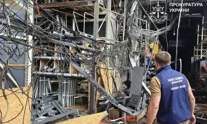 Росіяни скинули чотири КАБи на термінал Нової пошти в Сумах