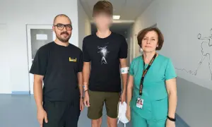 Аваков опубликовал видео драки сторонников и противников блокады ОРДИЛО
