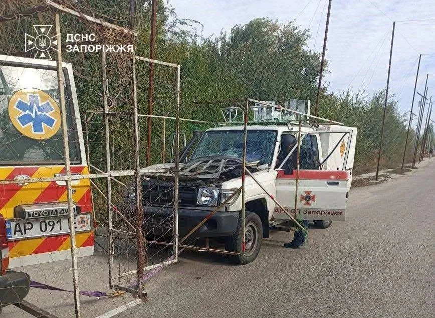 Russian occupiers shelled the suburbs of Kherson with artillery; one person was wounded