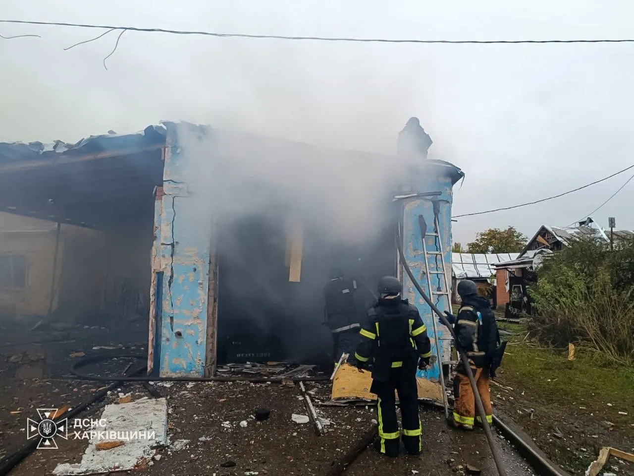Россия нанесла удары КАБами по Изюму в Харьковской области, трое человек пострадали