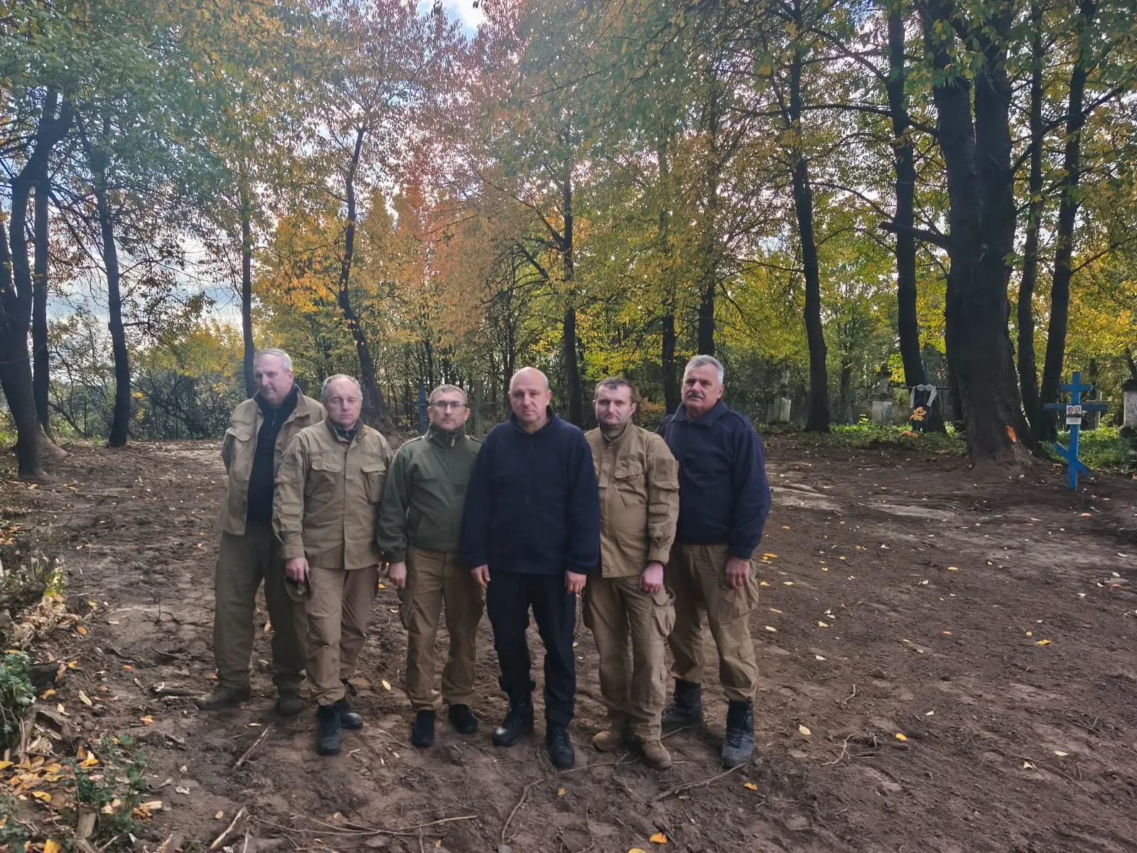 The remains of more than 40 Ukrainians killed in 1944 have been discovered in Poland