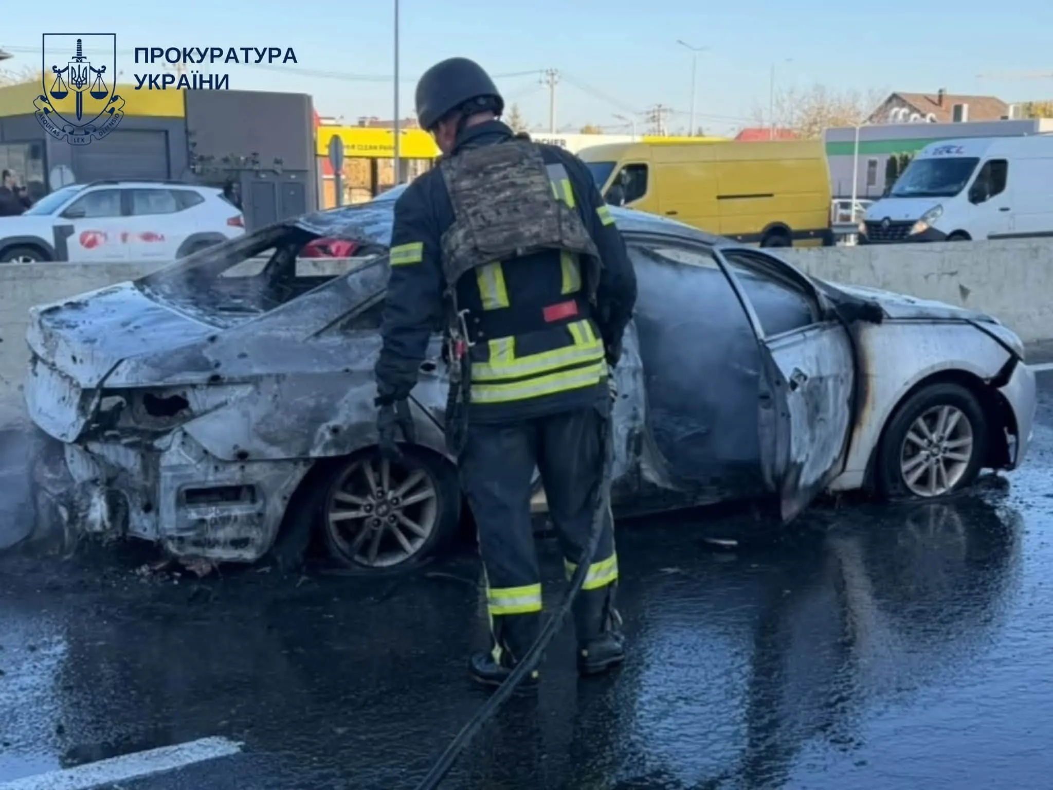 В результате падения дрона на дорогу возле Чабанов погибли три человека