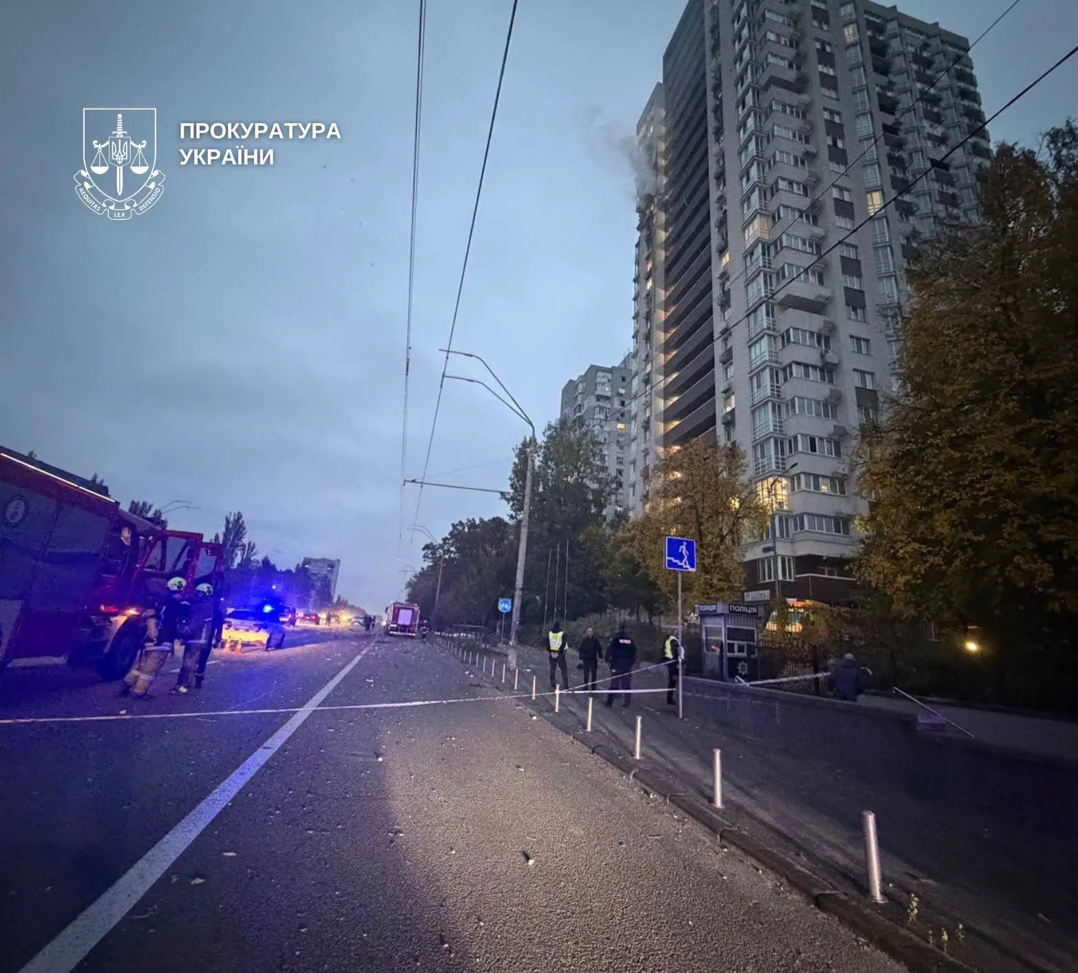 Film: Poszkodowana mieszkanka Kijowa opowiedziała o rosyjskim ataku na dom w dzielnicy Sviatoshyn