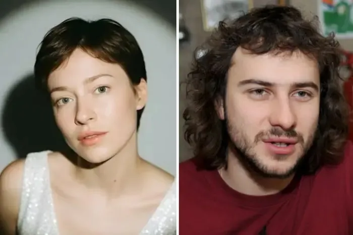 The wife of a Ukrainian TV host complained of physical abuse and shared photos