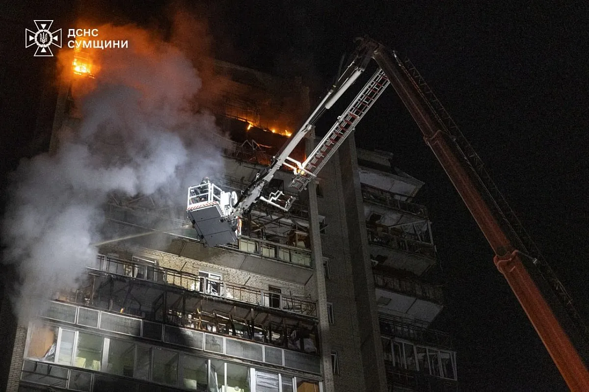 У Сумах дрон пошкодив багатоповерхівки та приватні будинки