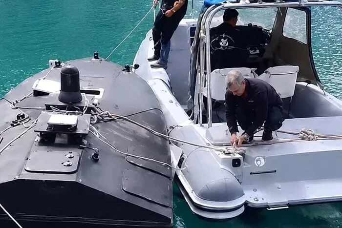 Український морський дрон Magura знайшли в печері біля Греції