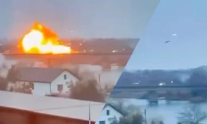 Поблизу аеропорту Сочі лунали вибухи, виникла пожежа на нафтобазі в Адлері (рф)