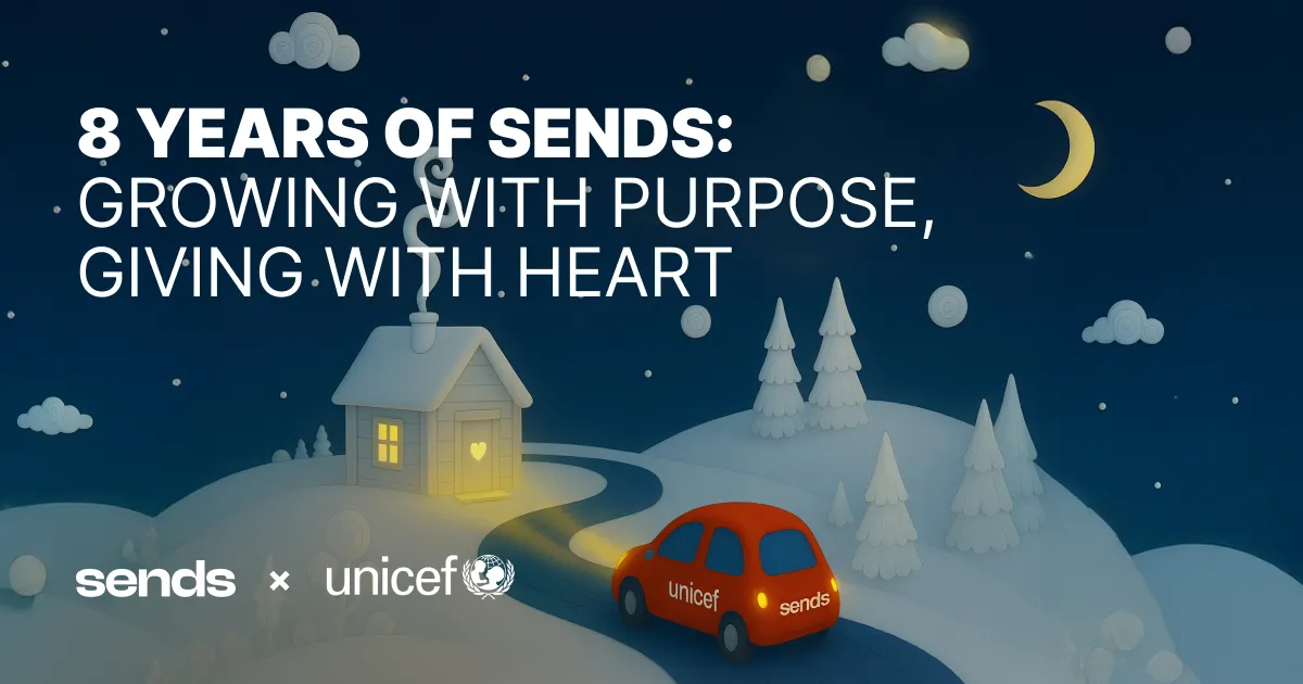Sends marks its 8th anniversary, supporting Ukrainian communities in need this winter